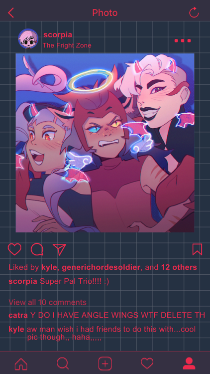 tiramiszu: Idk how to come up with IG usernames so I just used their default names but super pal tri