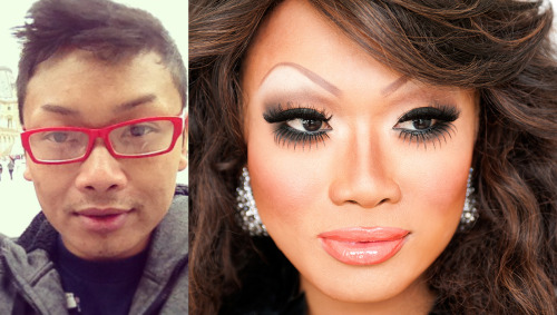 Jujubee (Drag Race) for http://best-makeovers.tumblr.com/