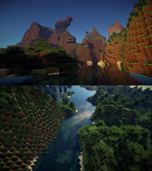 thedickofbutt:vujon:the beauty of minecraft pt. 1#the beauty of shader mods that kill every average 