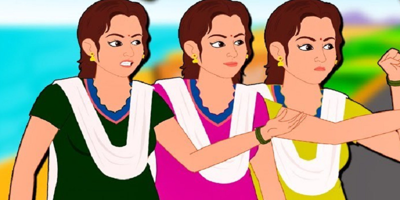 हिन्दी कहानी –  तीन जादुई बहने | Hindi Story – Three magical sisters