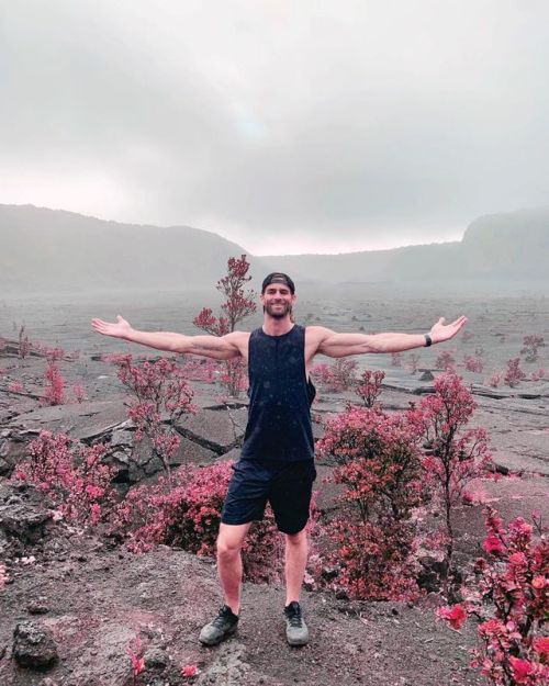 Hiked down to the inside of the Kilauea Iki lava lake that was formed by the volcanic eruption in 19