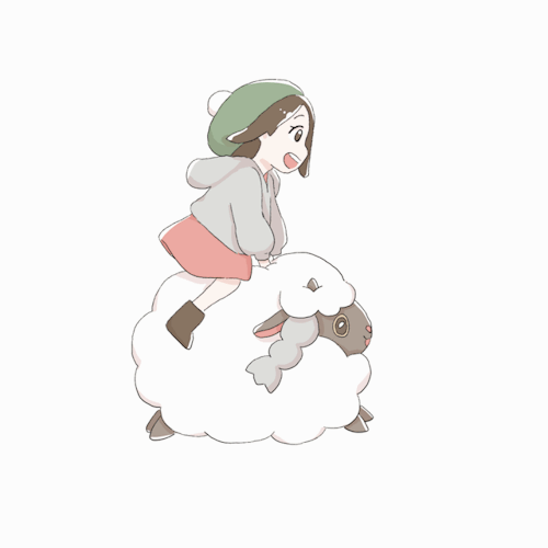 purinnari:Wooloading…I really wanted to draw Wooloo after watching the pokemon direct last wednesday