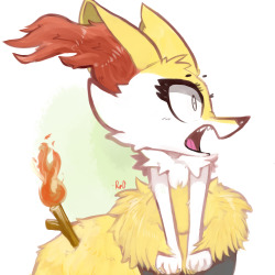 redartzy: braixen! <3