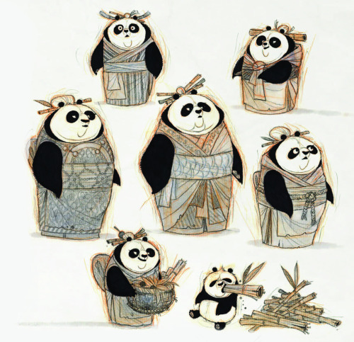 wannabeanimator: Kung Fu Panda 3 (2016) | character designs by Nico Marlet (x)