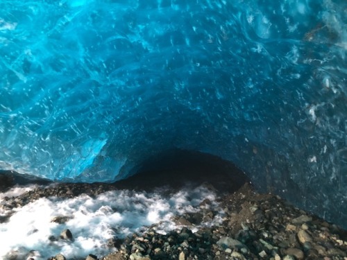 Ice cave in Root Glacier near Kennicott, Alaska