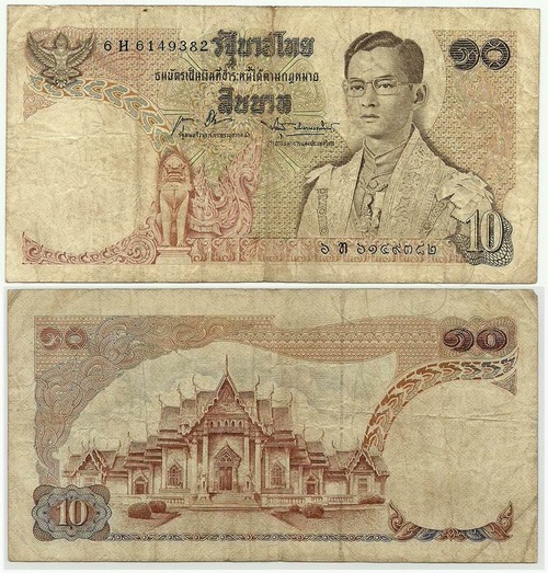 Old Thai Currency