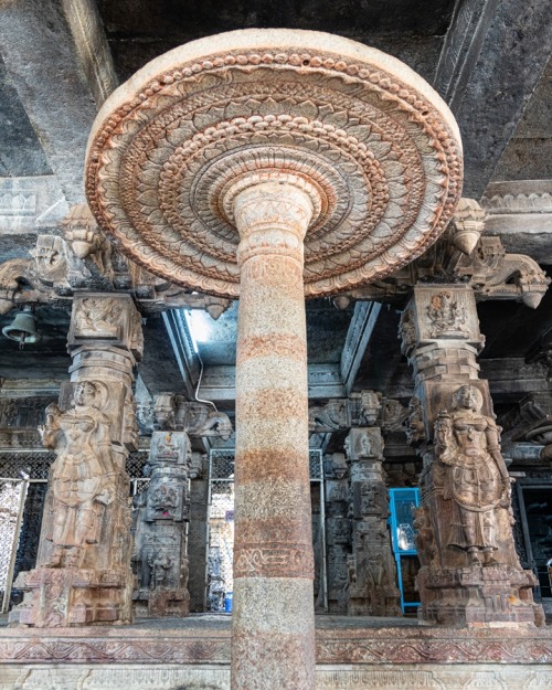 Stone Chatra (parasol), Bhoga Nandishvara Temple, Bengaluru, Karnataka,  photos by Kevin Standage, m