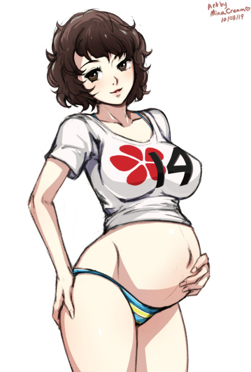 #618 Pregnant Sadayo Kawakami (P5)Lingerie and swimsuit versions!–Support my art