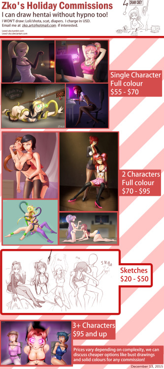 COMMISSIONS OPEN for the holiday season!MORE INFO IN THIS THREADhypnohub.net/forum/show/24581