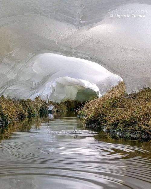 An Incredible Capture Of What An Ice Cave Is... Ice Caves Are Formed Inside A Glacier, These Beautiful