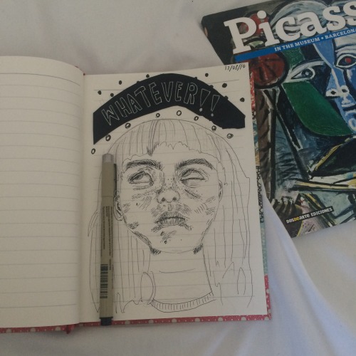 anxbrainer:  love my new book, and I finally started doodling again 🌞 