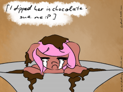 oc-art-challenge:  So much pink! And Chocolate!