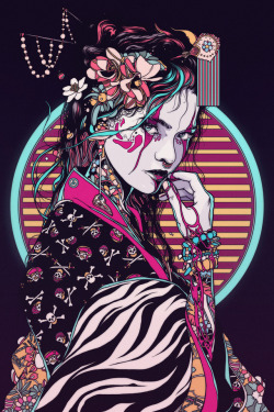 just-art:  Geisha by Conrado Salinas https://www.behance.net/viobear