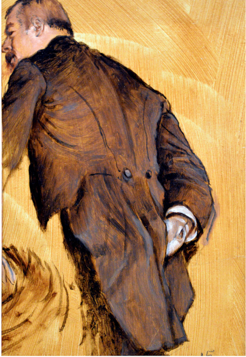 Edgar Degas (French, 1834-1917), The Impresario (Pierre Ducarre), 1877.