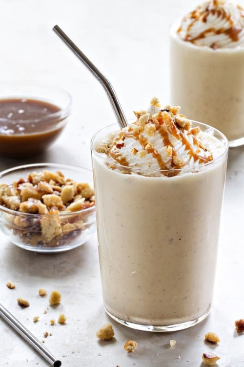 pinterestfoodie1992:SALTED CARAMEL PRETZEL MILKSHAKE