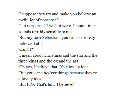 killingtherivergod: Brideshead Revisited, Evelyn Waugh