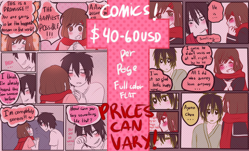 stilitrash: HEEY GUYS! Just updated my commission post with new drawings and prices~   Commissi