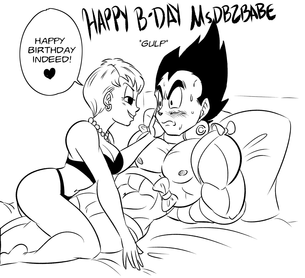 This was a birthday gift to the wonderful @msdbzbabe. Made two version cause I just