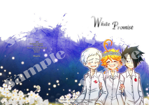 my new doujinshi,[ENG Ver-ThePromised Neverland Fanbook:White promise ]This book is now available on