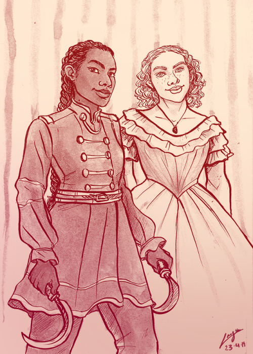 layaart: Jane and Katherine from Dread Nation!