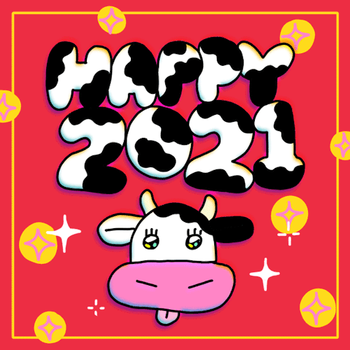 happy 牛 year~ Twitter / Instagram / More