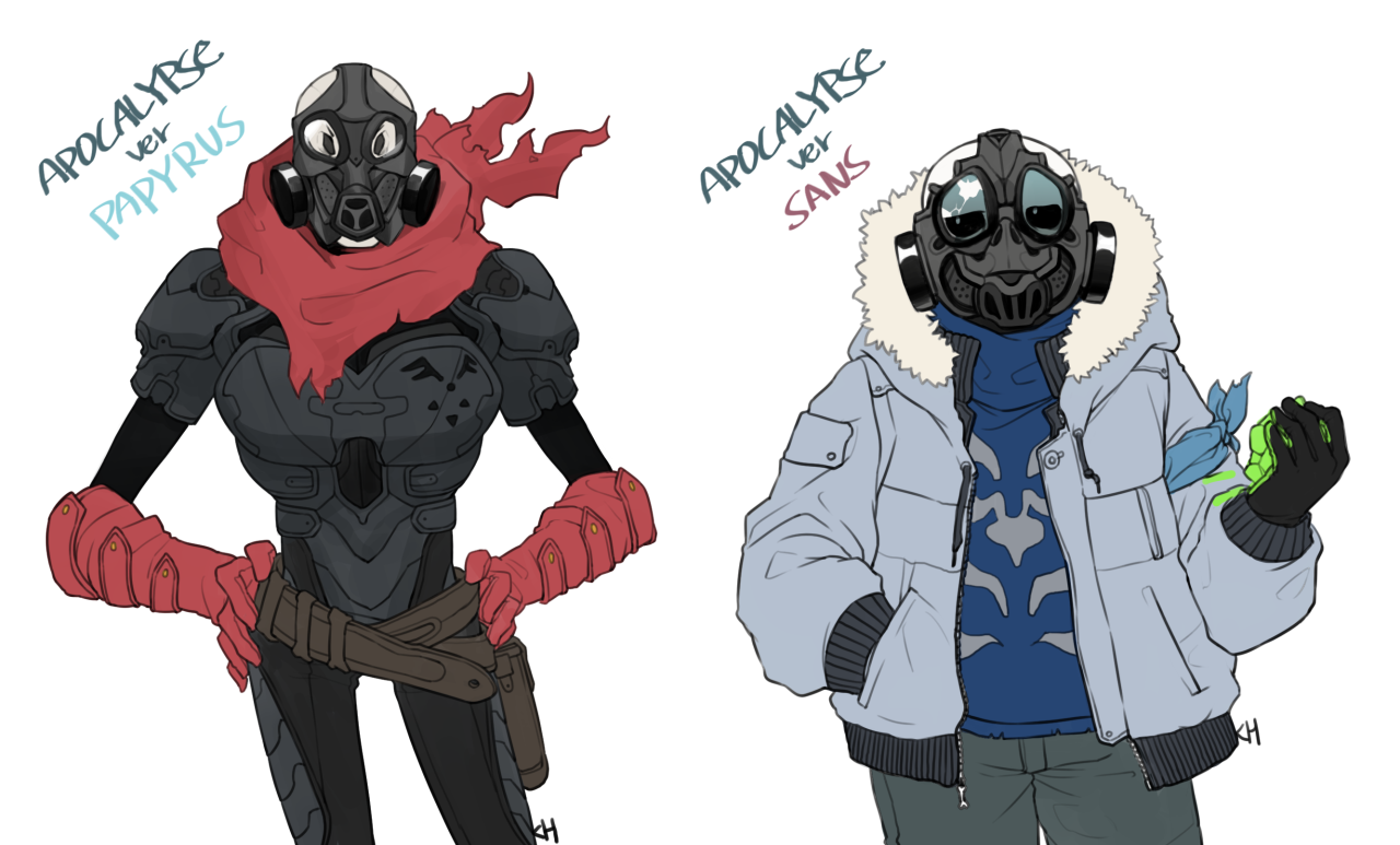 mayordog:  kkhoppang:  apocalypse AU  this is cool and all but why does a skeleton