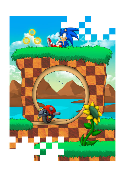 MlKE on X: My own Green Hill Zone Mock up (I know its overdone shhh)  #pixelart #sonic #fanart #art #aseprite #gamedev This took a surprising  amount of hours.  / X