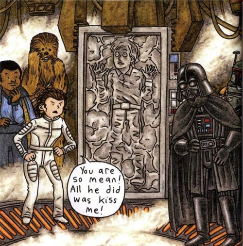 darthluminescent:Darth Dad &amp; His Little Princess part two (part one here)