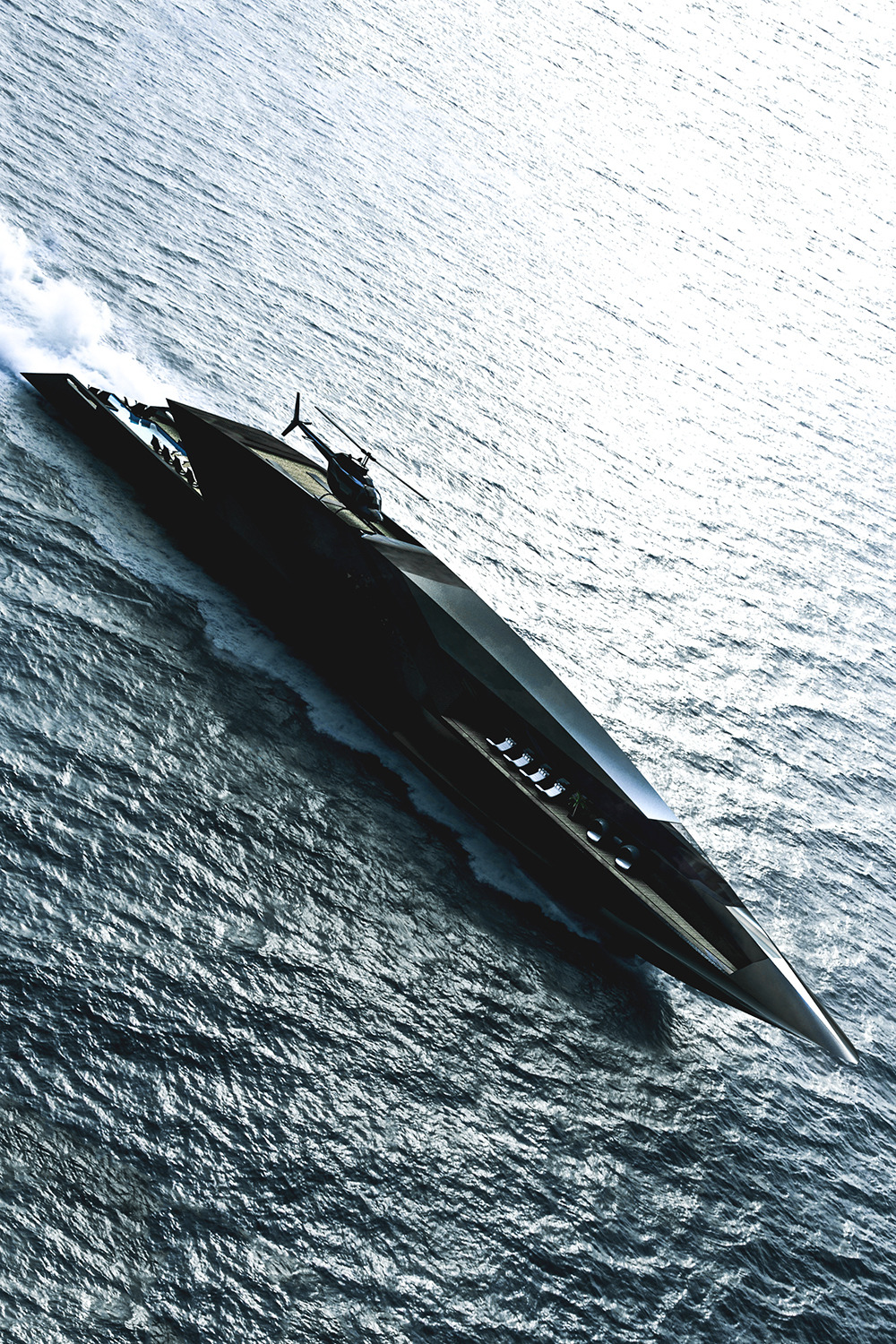 motivationsforlife:  Black Swan Yacht designed by Timur Bozca // Instagram // Edited