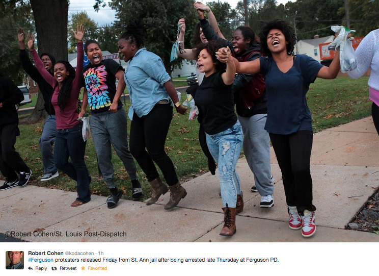 socialjusticekoolaid:   Can’t Stop, Won’t Stop (Evening, 10.3.14): Last night’s