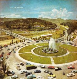 victormoslagas:  Plaza Venezuela en 1956. 