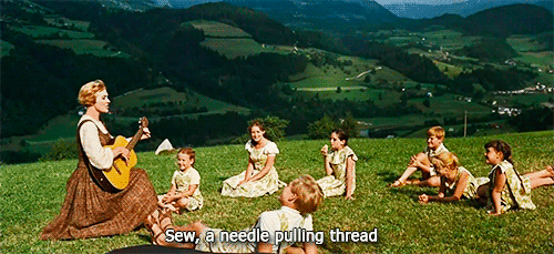 abbygubler:  ohrobbybaby:  The Sound of Music (1965)  tumblr fucked me up so bad i kept expecting something ridiculous to happen at the end like a still of her telling the kids to go fuck themselves smh 