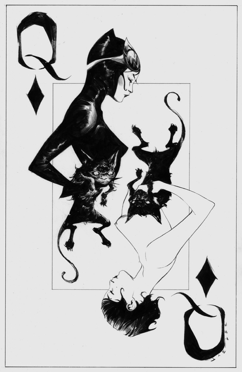 ungoliantschilde:  Catwoman: the Queen of Spades, by Jae Lee.