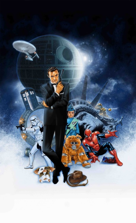 xombiedirge:  One Sheet Movie Series by Mo Caro 