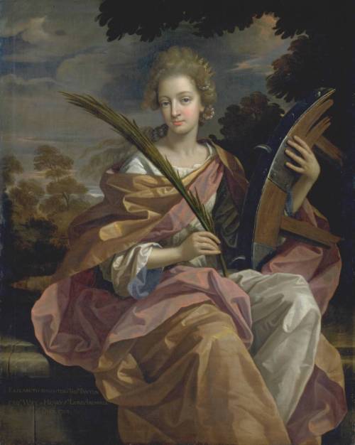 Elizabeth Panton as Saint Cathrine, by Benedetto Gennari junior, Tate Britain, London.