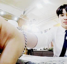 taeost:jhope and jimin sewing!