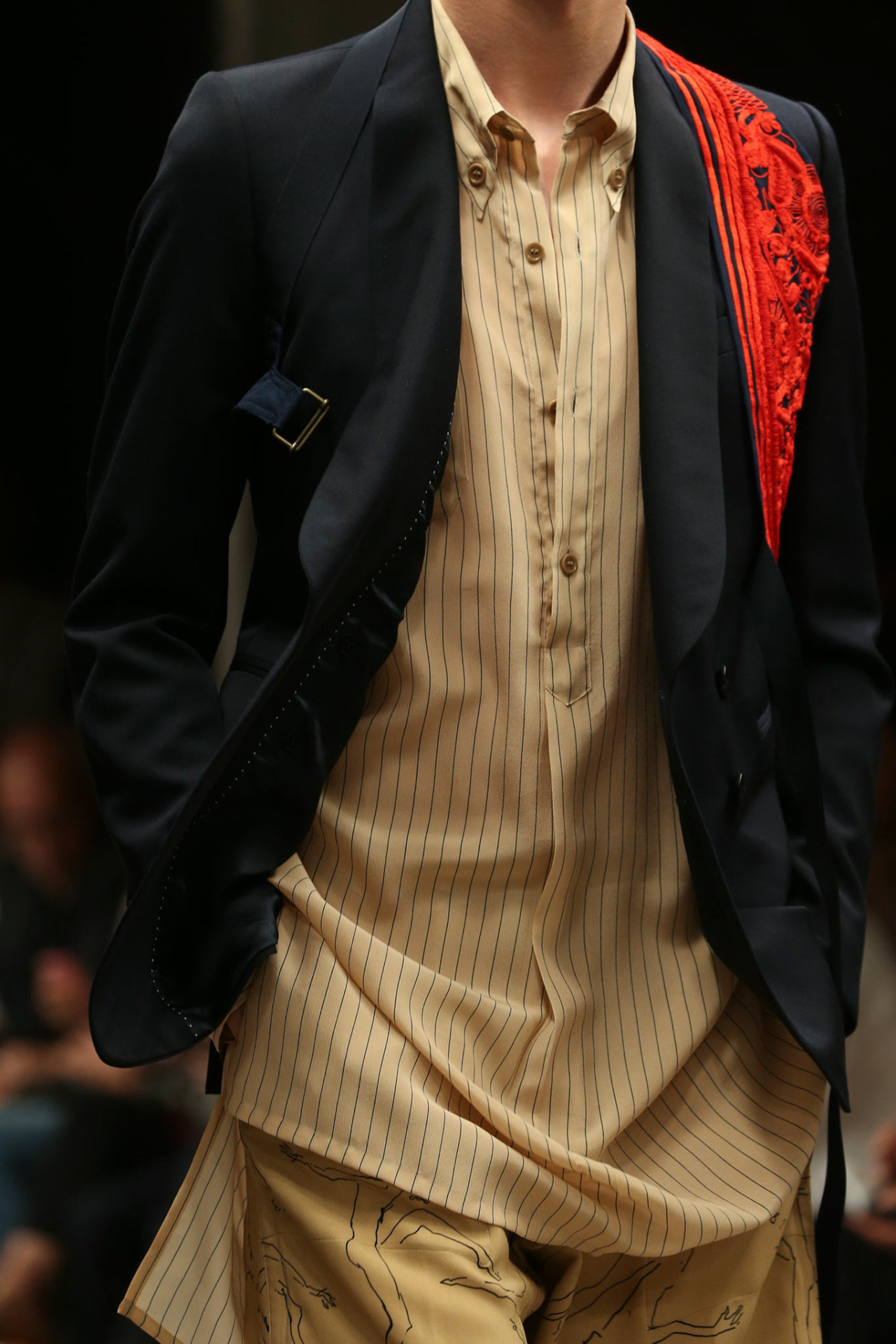  Wojtek Czerski at Dries Van Noten S/S 2015. 