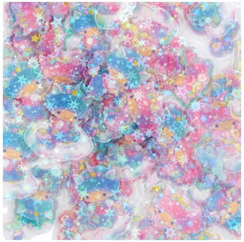 Sanrio “Aurora Unicorn” collection, released June 23rd 2021 Sticker seals&ndash; 495 yenFolder&ndash