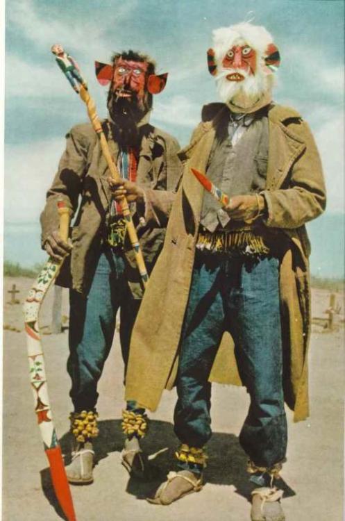 &lsquo;National Geographic&rsquo;, Feb.1955, &ldquo;Yaqui villagers enact the roles of Jesus’ tormen