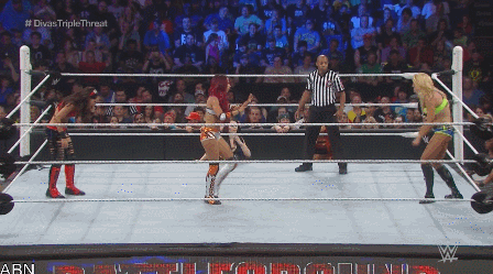 awesomebutternuggets:  WWE Battleground - July 19 2015Brie Bella (w/ Alicia Fox &amp;