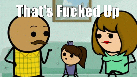 Thank you cyanide and happiness animated for yet another perfect reaction gif. (Credit