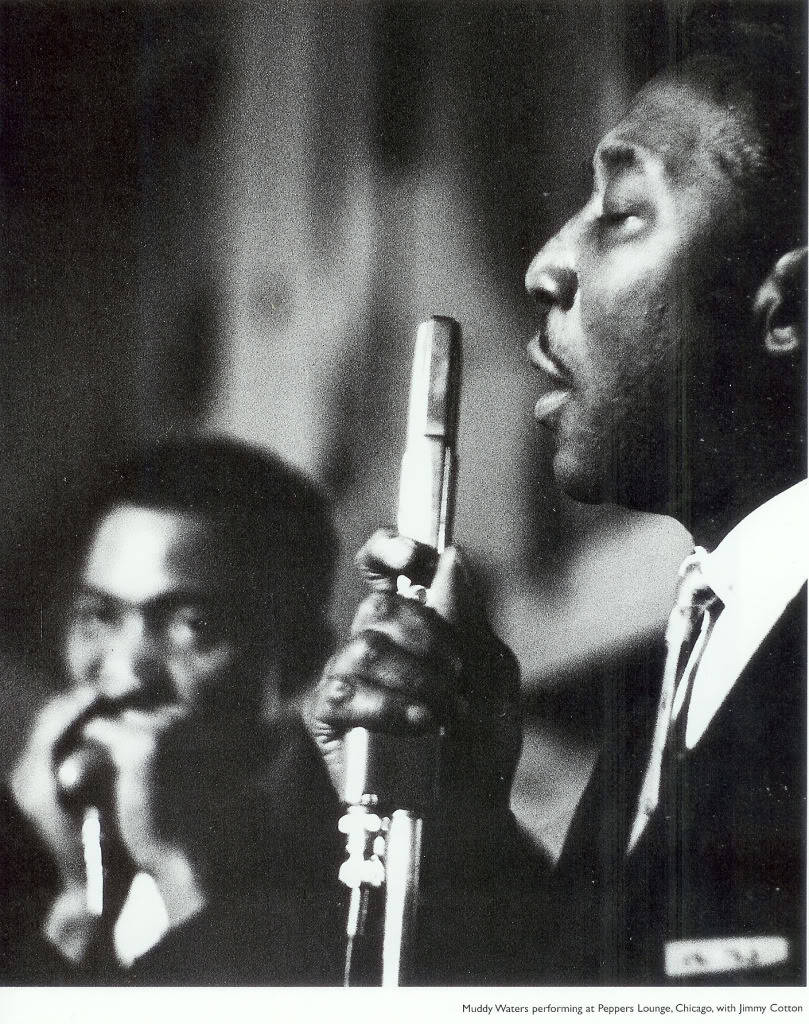 languagethatiuse:  Mr. Muddy Waters with Mr. Jimmy Carson performing at the Peppers