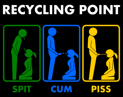 Porn photo Hmmm, that is so me….recycling point