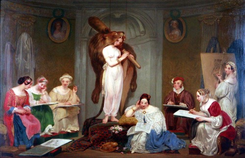 Philippe-Jacques van Bree, Workshop of female painters / L'atelier des femmes peintres, 1831