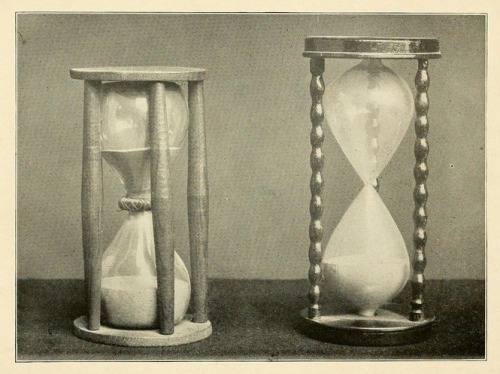 nemfrog:  Hourglasses. Modern methods in horology. 1904.   huh huh…horology