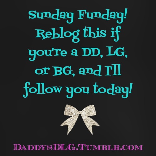 daddysdlg:Let’s start this party a bit early, shall we?  I’m an insomniac…besides The Walking Dead is going to be on tonight, so I’ll be super busy later!  Haha.   Reblog by 9pm EST/6pm PST today (Sunday) and I’ll mosey on over to check out