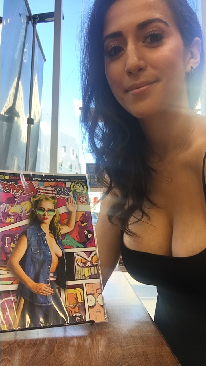 Baby&rsquo;s first comic book store signing! I love this shop! Finally DTLA got