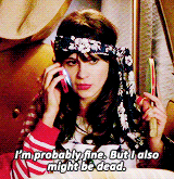 jess-miller:  get to know me meme: [1/8] female characters ✴ jessica day   &ldquo;My