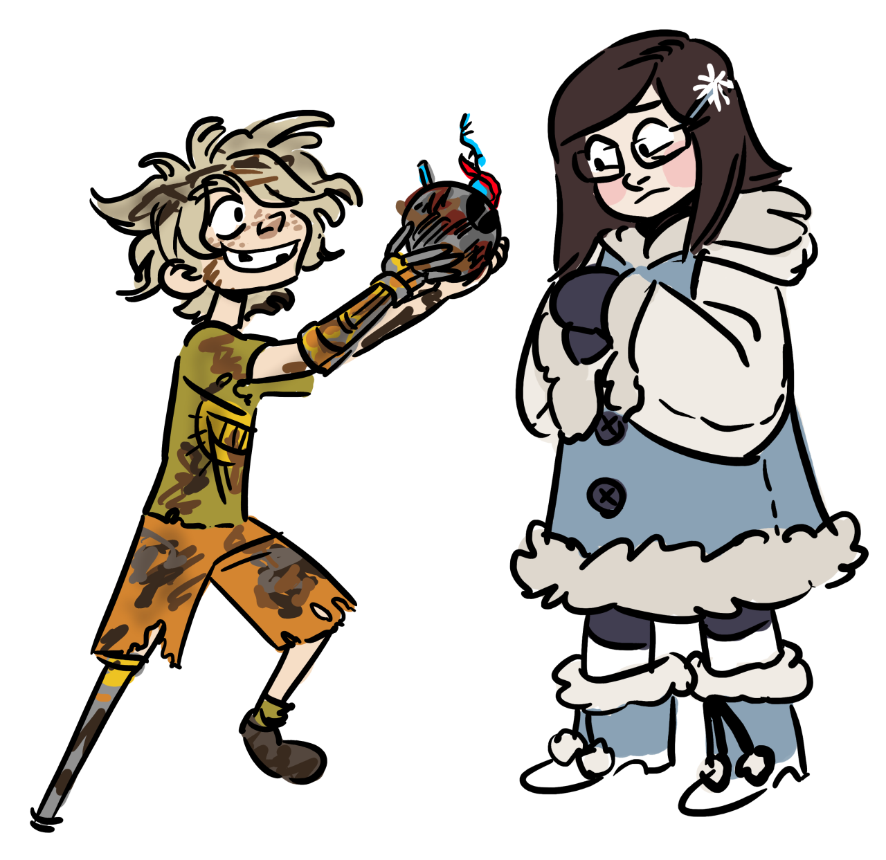 Adventurous! Maybe? — Concept: Baby Junkrat and mei tho