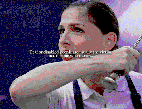 Not Just For The A Character, But For Young People With Disabilities In The Audience. I Hope They See